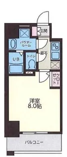 S-RESIDENCE西長堀【6階】の間取り