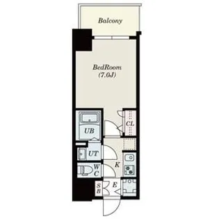S-RESIDENCE難波大国町Uno【14階】の間取り