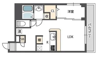 ヴェローナI【6階】の間取り