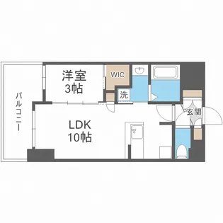 セレニテ桜川駅前プリエ【7階】の間取り