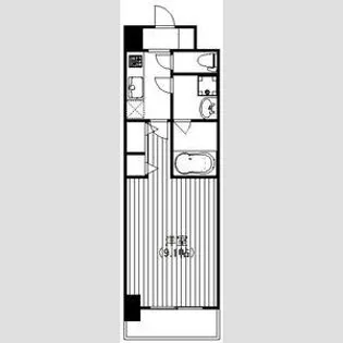 セイル淀屋橋【12階】の間取り