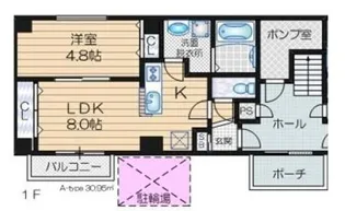 BellAnge【1階】の間取り