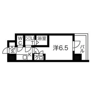 エスリードレジデンス大阪難波【14階】の間取り
