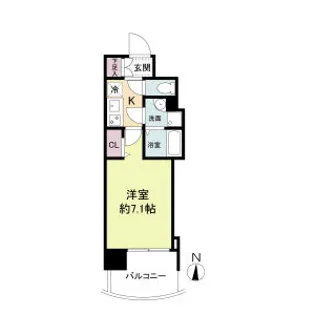 セレニテ日本橋プリエ【9階】の間取り