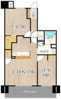 CITY SPIRE難波グレイス【2階】の間取り