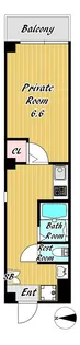 FLレジデンス心斎首府【3階】の間取り