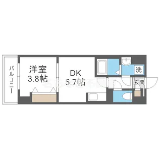 ARCA九条【5階】の間取り