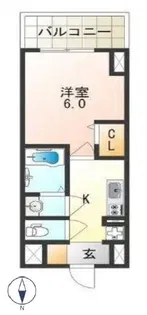 グランパシフィック塩草公園【6階】の間取り