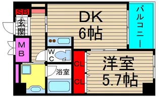 Peace Sakai【2階】の間取り