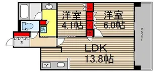 ジオ・ウエリス西宮北口【12階】の間取り