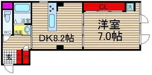 郵便局レジデンス【201号室】の間取り