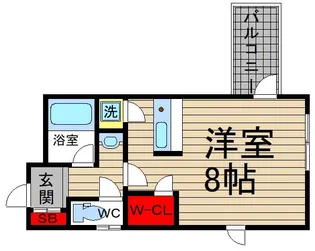サンライズヒルズ上町台地【3階】の間取り