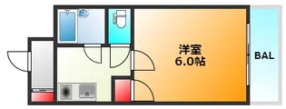 オーク TAKEDA【503号室】の間取り