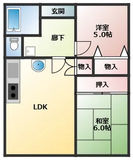 天白賃貸住宅【408号室】の間取り