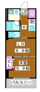 コスモ和光12【4階】の間取り
