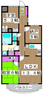 フォレストヒルズ【2階】の間取り
