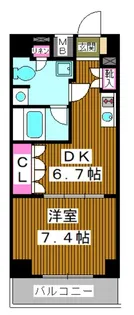 アルコバレーノ蓮根2【7階】の間取り