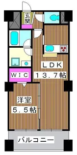 ラサクラス【9階】の間取り