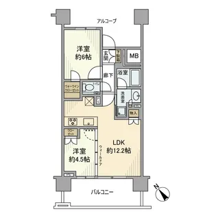 プラウドシティ小竹向原グランドコート【3階】の間取り