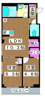 クラルテときわ台【4階】の間取り