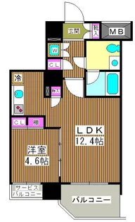 メインステージパーク大山【6階】の間取り