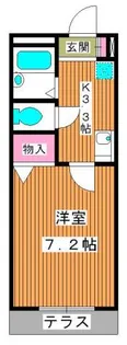 メゾンローゼ【1階】の間取り