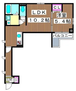 アンジュール高島平1【2階】の間取り