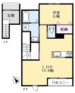 コリド赤塚【2階】の間取り
