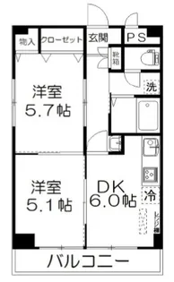 グラースビ高島平【3階】の間取り