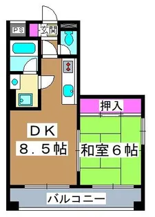アシュレ双葉町【3階】の間取り