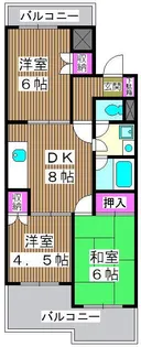 プレステージ板橋本町NO1【1階】の間取り