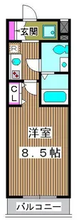 アゼスト富士見町【4階】の間取り
