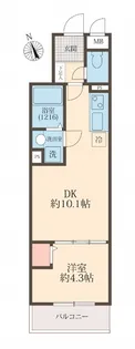 フォレストレジデンスときわ台【3階】の間取り