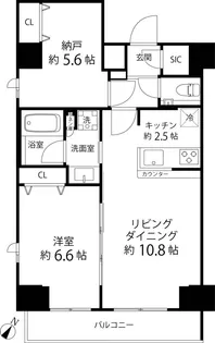 デルックス板橋サウス【701号室】の間取り