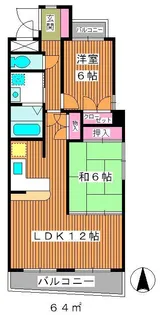 ディアナヒル【203号室】の間取り