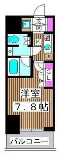ベルシード中板橋【6階】の間取り