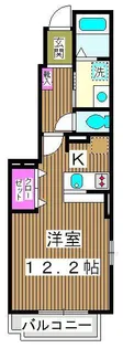グリーンフィルコート【101号室】の間取り
