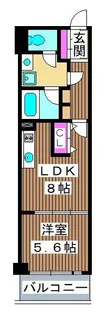 ヒルトップスクエアー【7階】の間取り