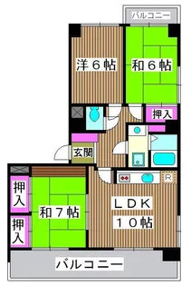 三高カーサアルメディア【201号室】の間取り