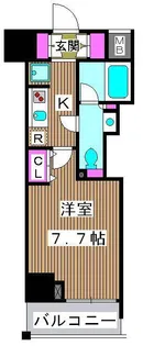 アゼスト大山東【8階】の間取り