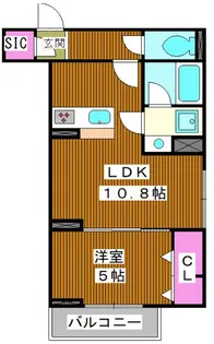 セレスティア前野町【3階】の間取り