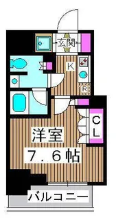 ベルシード中板橋【7階】の間取り