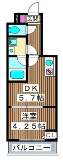 KDXレジデンス池袋要町【5階】の間取り