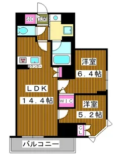 メゾンクロロ【7階】の間取り