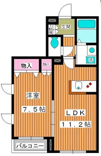 グランソレイユ【2階】の間取り