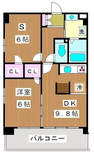 朝日ルミエール【1階】の間取り