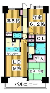 ドメイン中板橋【8階】の間取り