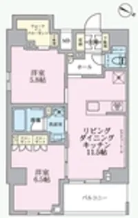アークマーク成増【11階】の間取り