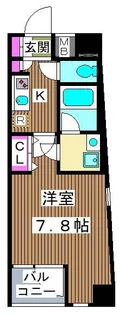 エルフラット板橋【2階】の間取り