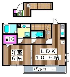 パークリバー1【2階】の間取り